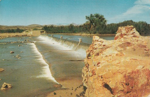 Vintage Used Postcard: a: 1959 Old Leesburg Dam, NM