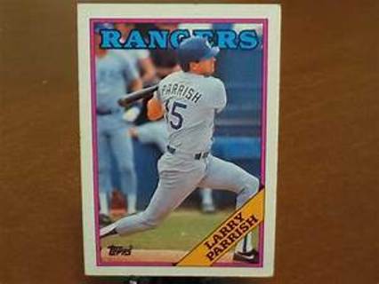 Larry Parrish 1988 Topps Texas Rangers