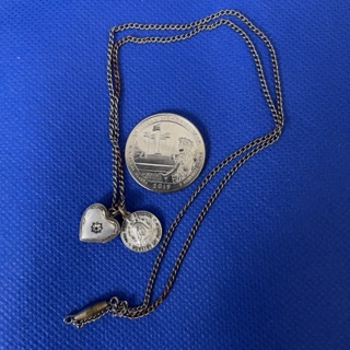 Locket-Our Lady of Loretto Protect My Flight medal-sterling 