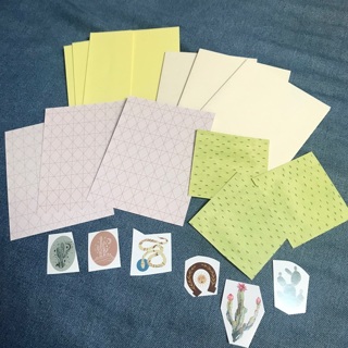 3 Kits for Cards with Envelopes, Desert Cactus, Free Mail
