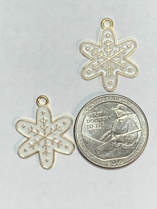 CHRISTMAS CHARMS~#4~SET OF 2 CHARMS~FREE SHIPPING!