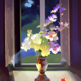 Listia Digital Collectible: Flowers in the Window