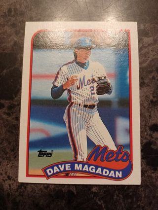 Dave Magadan 1989 Topps New York Mets