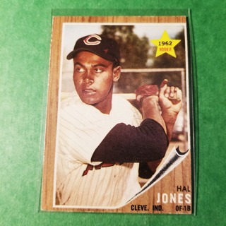 1962 - TOPPS BASEBALL CARD NO. 49 - HAL JONES ROOKIE - INDIANS
