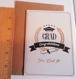 Graduation Card w/Envelope #4