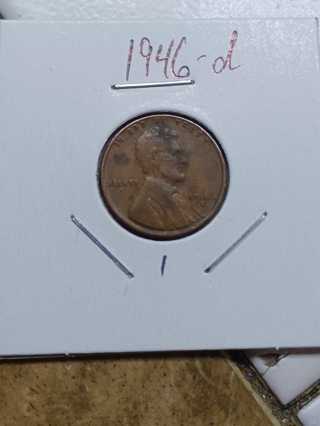 1946-D Lincoln Wheat Penny! 43.1