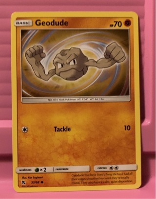 Geodude Pokemon Card
