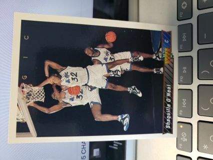 1992 Shaquille O'Neal Upper deck International Rookie card