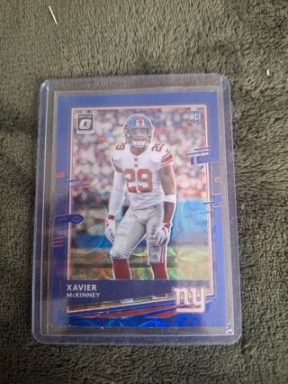 Xavier McKinney rc blue NY/Green Bay 