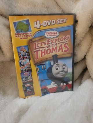 LETS EXPLORE WITH THOMAS 4 DVD SET PLUS MYSTERY DVD