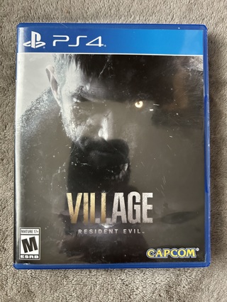 Resident Evil Village Playstation 4 PS4 Game Mint Condition Disc