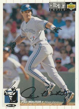 1994 Upper Deck Collector's Choice - Silver Signature #208 Paul Molitor