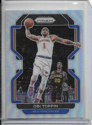 Obi Toppin 2021-22 Prizm Prizms Silver #141