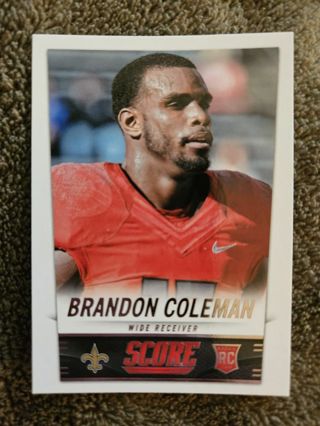 2014 Score Rookie Brandon Coleman