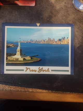 New York Harbor Postcard 