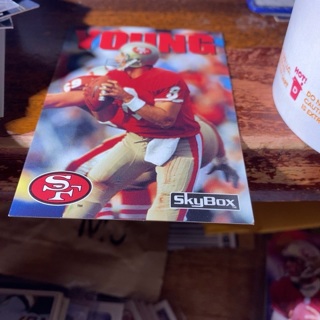 1992 skybox Steve young football card 