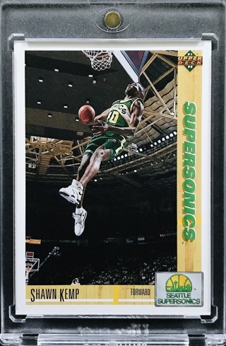 Shawn Kemp - 1991-92 Upper Deck #173 - Seattle Supersonics [AA123]