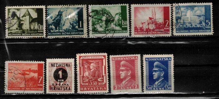 Croatia Stamps 1940s