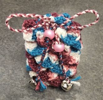 Dragon Egg Dice Bag (Perisian Rose)