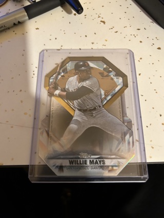 2022 topps  diamond greats die-cut willie mays