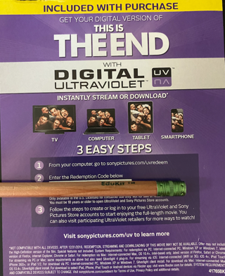 This Is the End SD Digital Movie Code