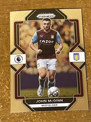 2022-23 Panini PRIZM Premier League Soccer Base Card - JOHN MCGINN #278