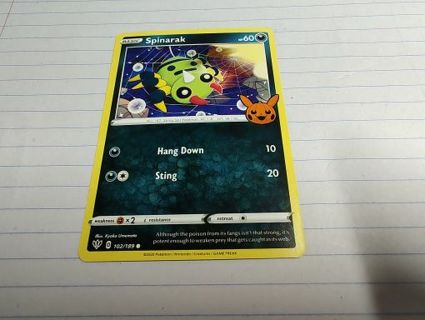 Pokemon Promo Trick or Trade Spinarak