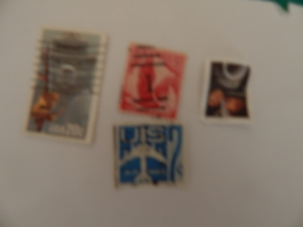 U.S. collectable postage stamps ~~ 4 stamps