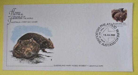 Two Austrailian Animal First Day Covers