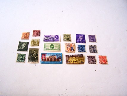 Egypt Postage Stamps used set of 18