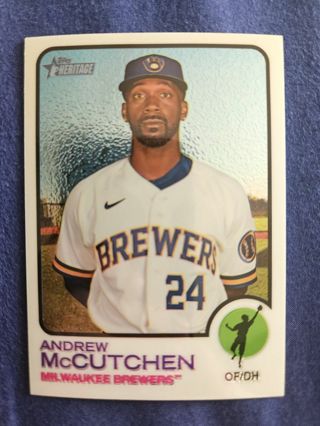 2022 Topps Heritage High Number Chrome Andrew McCutchen