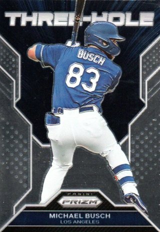 2023 Panini Prizm Michael Busch Three Hole Insert