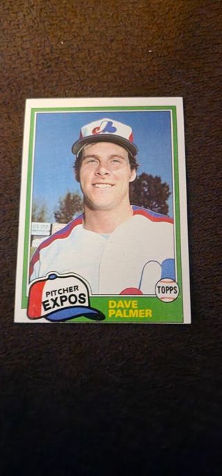 Dave palmer 1980 topps