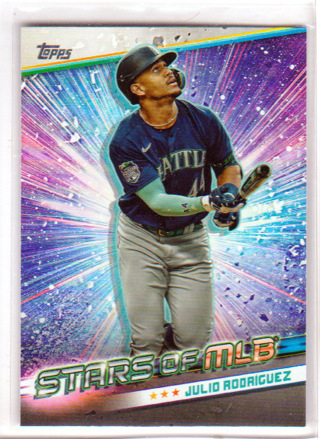 Julio Rodriguez, 2024 Stars of MLB Card #SMLB-16, Seattle Mariners, (EL)