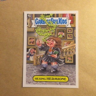 2022 Garbage Pail Kids Trading Card | HEXING HERMIONE | Card # 35a