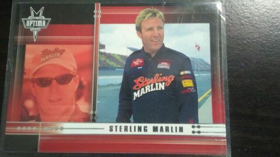 2002 NASCAR/PRESSPASS OPTIMA STERLING MARLIN RACING CARD# 18