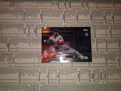 2018 Topps Chrome Update Rafael Devers Rookie Card