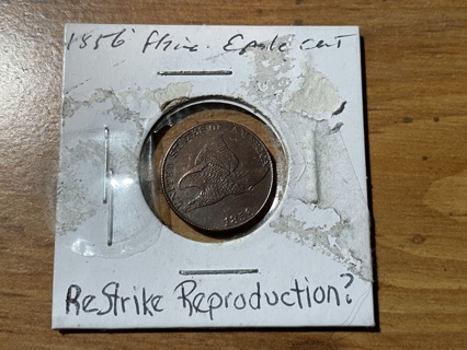 1856 Flying Eagle Cent Restrike Reproduction Coin