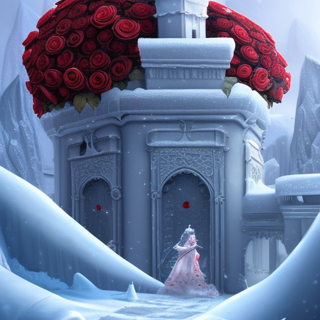 Listia Digital Collectible: Rose Snow Castle