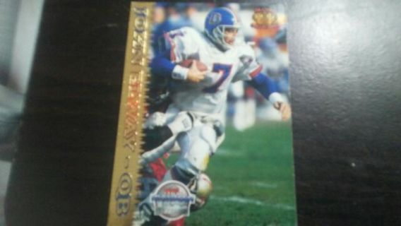 1995 PACIFIC COLLECTION NFL IRONMAN JOHN ELWAY DENVER BRONCOS FOOTBALL CARD# 286