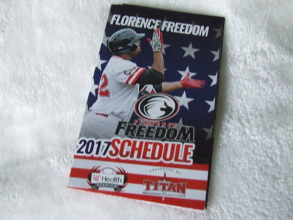 2017 Florance Freedom Minor Baseball Schedule 