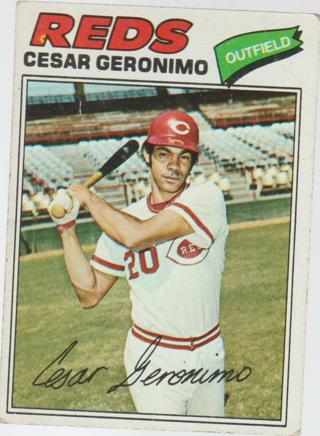 1977 Topps Cesar Geronimo #535 Cincinnati Reds