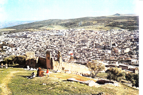 Vintage Postcard Bab Ftouh, Fes, Morocco