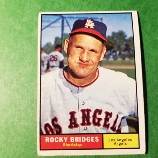 1961 - TOPPS BASEBALL CARD NO. 508 - ROCKY BRIDGES - ANGELS