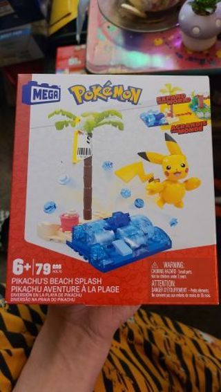 BNIP Pokémon Pikachu Mega Blocks beach splash Kit