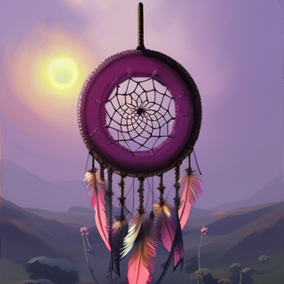 Listia Digital Collectible: Let This Purple Dreamcatcher Take Your Bad Dreams Away