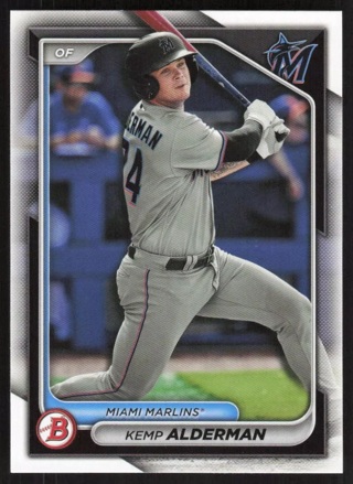 2024 Bowman #BP-82 Kemp Alderman Prospects Miami Marlins