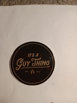 It's A Guy Thing Sticker 