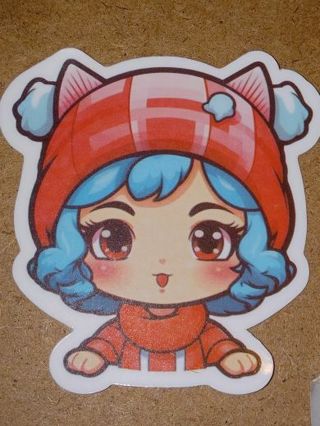 Adorable one nice vinyl sticker no refunds regular mail only Very nice quality!