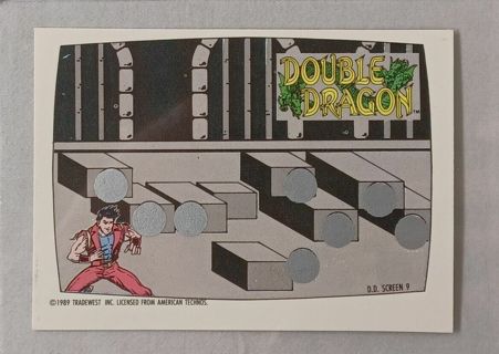 1989 Topps Nintendo Double Dragon Scratch Off 9 of 10